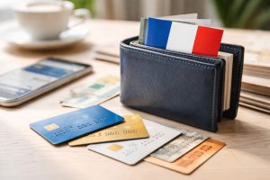 L’image, quant à elle, illustre de manière réaliste et minimaliste cet univers financier du quotidien.