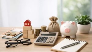 Personne organisant ses factures pour réduire les dettes et améliorer sa santé financière.